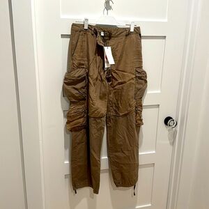 NWT John Elliott Cargo Pants - Mocha - Medium